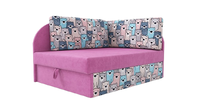 Tapczan Kubuś - Różowy + Misie 799221