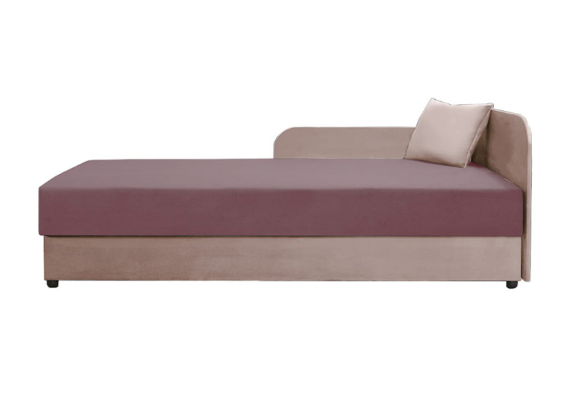 Tapczan Polo 80x200 dla nastolatka Matt Velvet 63/ 61 prawy 338348