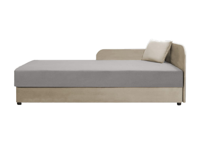 Tapczan Polo 80x200 dla nastolatka Matt Velvet 83/ 08 prawy 338351
