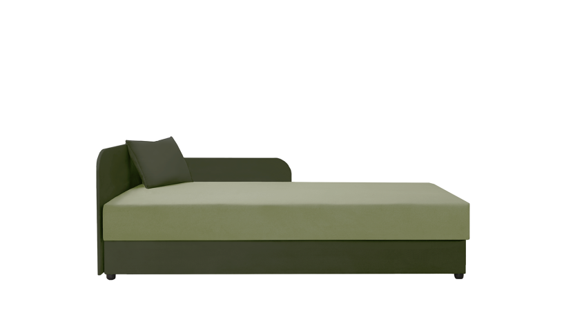 Tapczan Polo 90x200 dla nastolatka Matt Velvet 34/38 lewy 380153