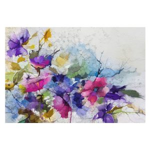 Tapeta Abstrakcyjne kwiaty art deco luksusowa flizelina 152×104 930188