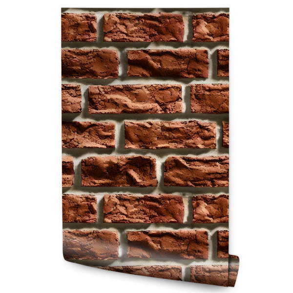 Tapeta Brązowa Cegła z Efektem 3D 102673