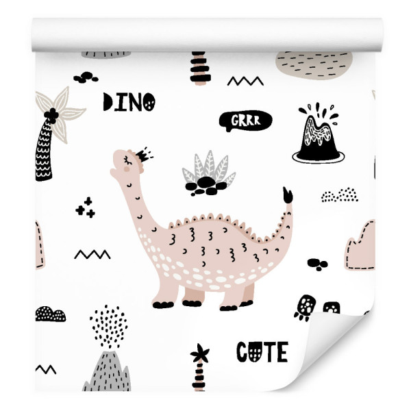 Tapeta Dla Dzieci Dinozaury W Stylu Skandynawskim 246178