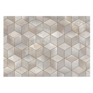 Tapeta Geometryczna mozaika na flizelinie winylowa modna 208×146 1024829