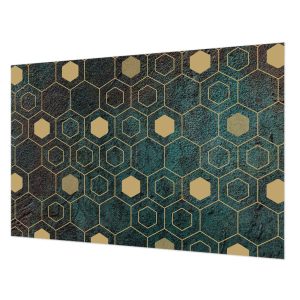Tapeta Geometryczne heksagony wytrzymała odporna na uv salon 104×70 1025140