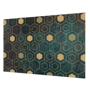 Tapeta Geometryczne heksagony wytrzymała odporna na uv salon 152×104 1025093