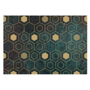 Tapeta Geometryczne heksagony wytrzymała odporna na uv salon 208×146 1025165