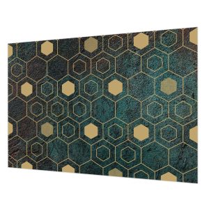 Tapeta Geometryczne heksagony wytrzymała odporna na uv salon 312×219 1025118