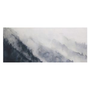 Tapeta Górska mgła las we mgle flizelinowa premium 250×104 931886