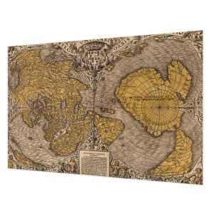 Tapeta Historyczna kartografia art deco luksusowa flizelina 104×70 1024909