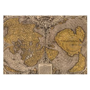 Tapeta Historyczna kartografia art deco luksusowa flizelina 208×146 1024791