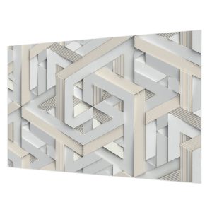 Tapeta Iluzoryczne formy skandynawska gładka matowa 104×70 1032328 Tapeta Iluzoryczne formy skandynawska gładka matowa 104×70 1032328