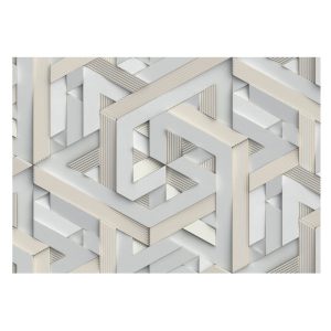 Tapeta Iluzoryczne formy skandynawska gładka matowa 208×146 1024797 Tapeta Iluzoryczne formy skandynawska gładka matowa 208×146 1024797