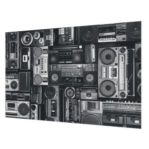 Tapeta Retro radio lekkości nowoczesna design do sypialni 104×70 1025220 Tapeta Retro radio lekkości nowoczesna design do sypialni 104×70 1025220