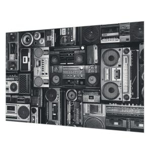 Tapeta Retro radio lekkości nowoczesna design do sypialni 152×104 1032819 Tapeta Retro radio lekkości nowoczesna design do sypialni 152×104 1032819