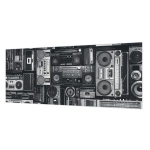 Tapeta Retro radio lekkości nowoczesna design do sypialni 250×104 1025155 Tapeta Retro radio lekkości nowoczesna design do sypialni 250×104 1025155