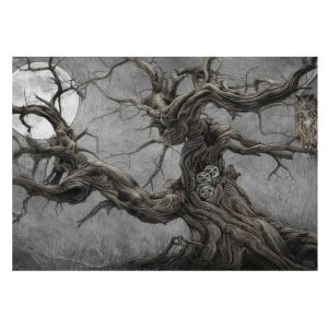 Tapeta Tajemnicza sowa artystyczna malarska ścienna 208×146 1024815 Tapeta Tajemnicza sowa artystyczna malarska ścienna 208×146 1024815