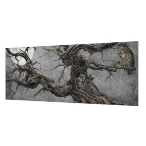 Tapeta Tajemnicza sowa artystyczna malarska ścienna 250×104 1024858 Tapeta Tajemnicza sowa artystyczna malarska ścienna 250×104 1024858