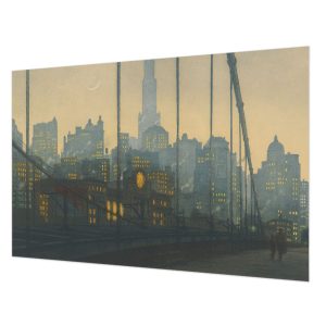 Tapeta Wieczorna panorama tynk beton flizelina ścienna 104×70 1024843