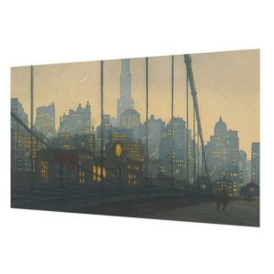 Tapeta Wieczorna panorama tynk beton flizelina ścienna 416×254 1024850