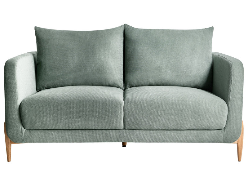 Tapicerowana sofa 2-osobowa jasnozielona 866706