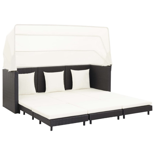 Wersalka Czarny vidaXL 507883