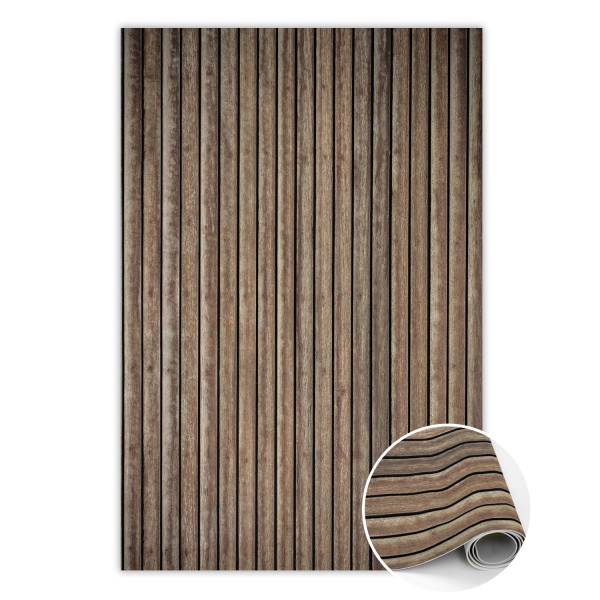 Wewnętrzny dywan winylowy Deska w paski 80 x 120 cm 434202