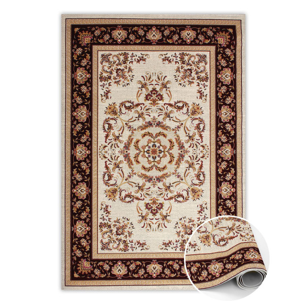 Wewnętrzny dywan winylowy Klasyczny styl 150 x 225 cm 470962