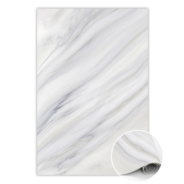 Wewnętrzny dywan winylowy Marmur zimowy stok 140 x 210 cm 456991