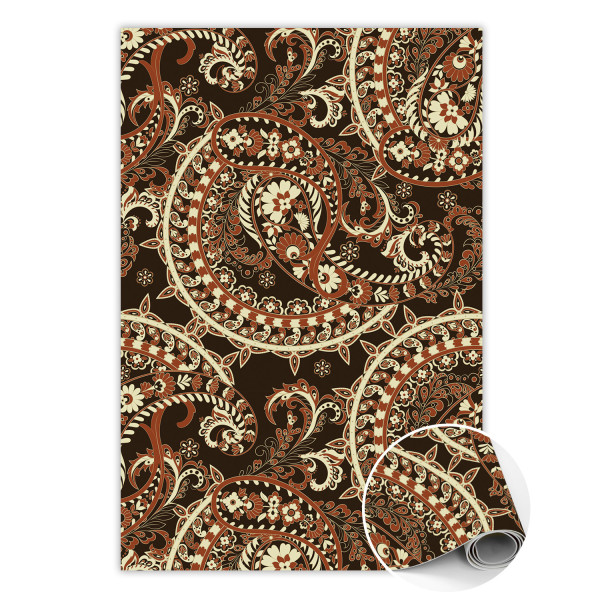 Wewnętrzny dywan winylowy Paisley retro 140 x 210 cm 457017