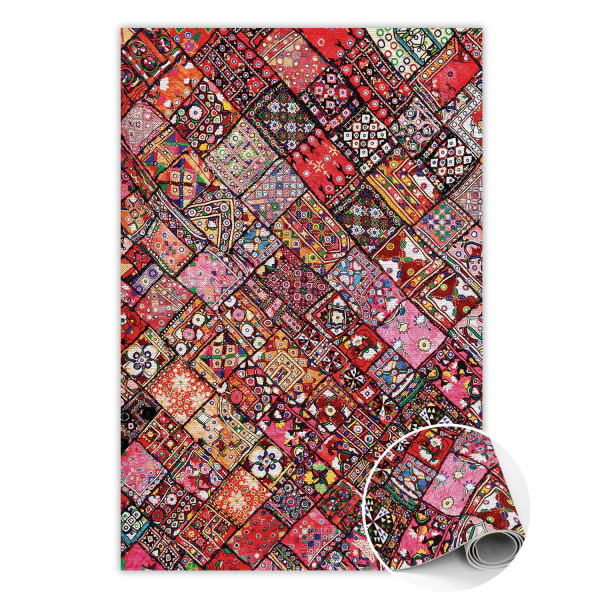 Wewnętrzny dywan winylowy Patchwork mozaika 120 x 180 cm 456956
