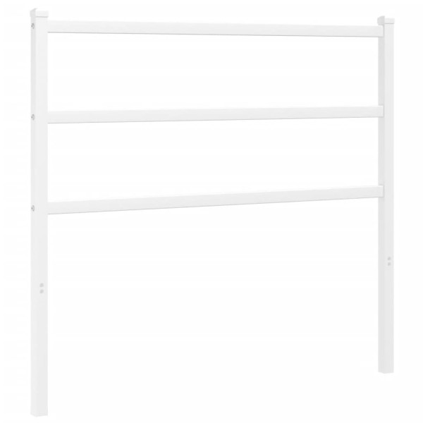 Wezgłowie Biały 100 cm Stal vidaXL 514028