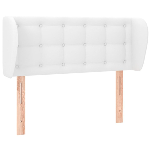 Wezgłowie Biały 103 x 23 x 78/88 cm Sztuczna skóra vidaXL 521135