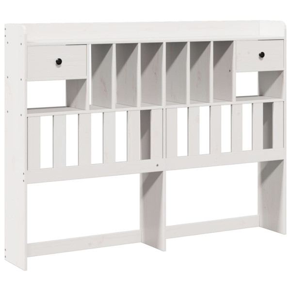 Wezgłowie Biały 140 cm Drewno sosnowe vidaXL 514943