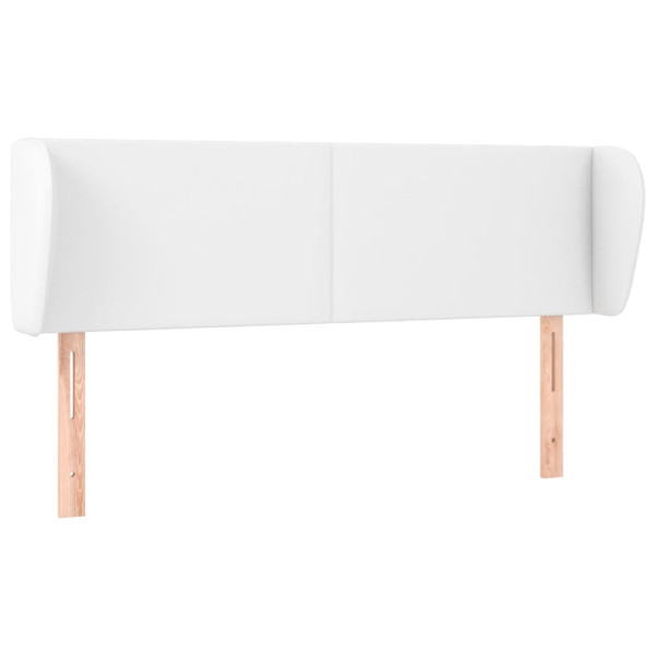 Wezgłowie Biały 147 x 23 x 78/88 cm Sztuczna skóra vidaXL 521209
