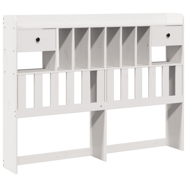 Wezgłowie Biały 150 cm Drewno sosnowe vidaXL 515227