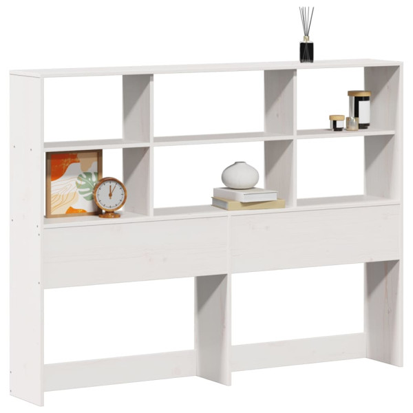 Wezgłowie Biały 160 cm Drewno vidaXL 515170