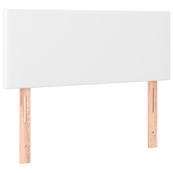 Wezgłowie Biały 80 x 5 x 78/88 cm Sztuczna skóra vidaXL 532957