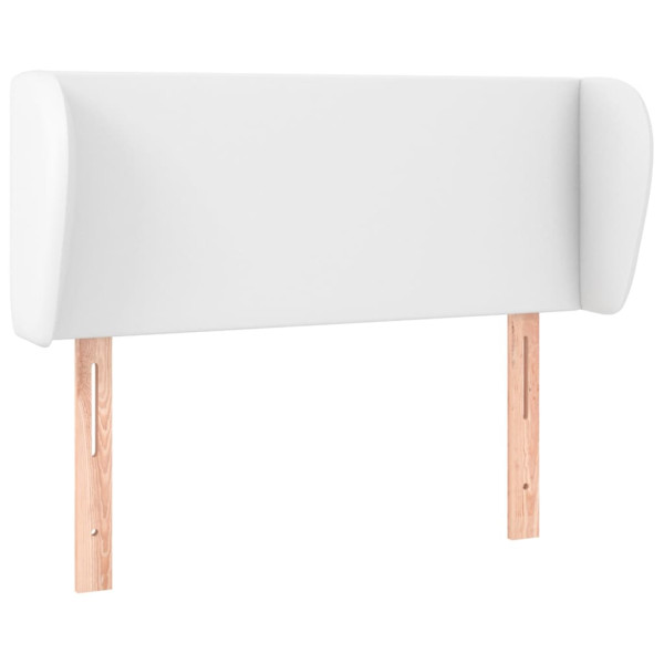 Wezgłowie Biały 83 x 23 x 78/88 cm Sztuczna skóra vidaXL 521089