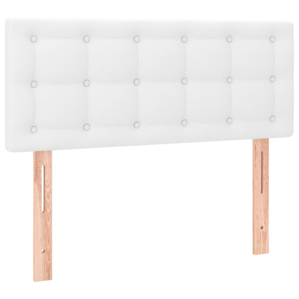 Wezgłowie Biały 90 x 5 x 78/88 cm Sztuczna skóra vidaXL 536225