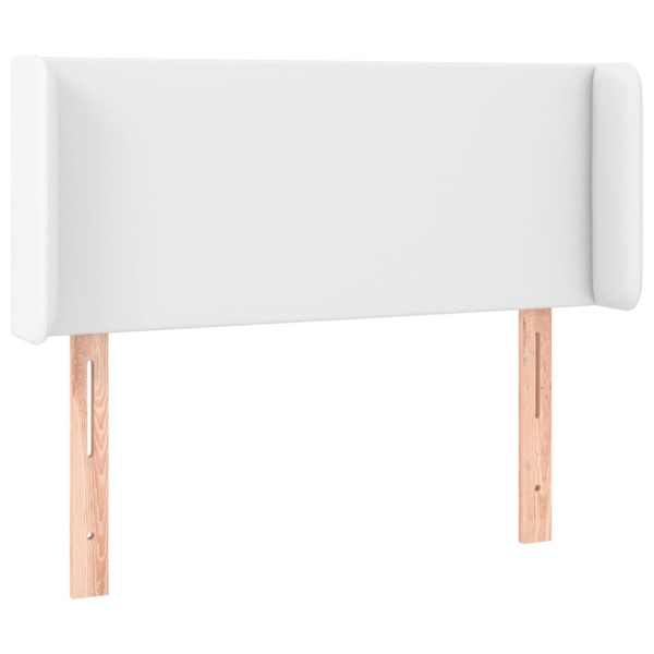 Wezgłowie Biały 93 x 16 x 78/88 cm Sztuczna skóra vidaXL 521130