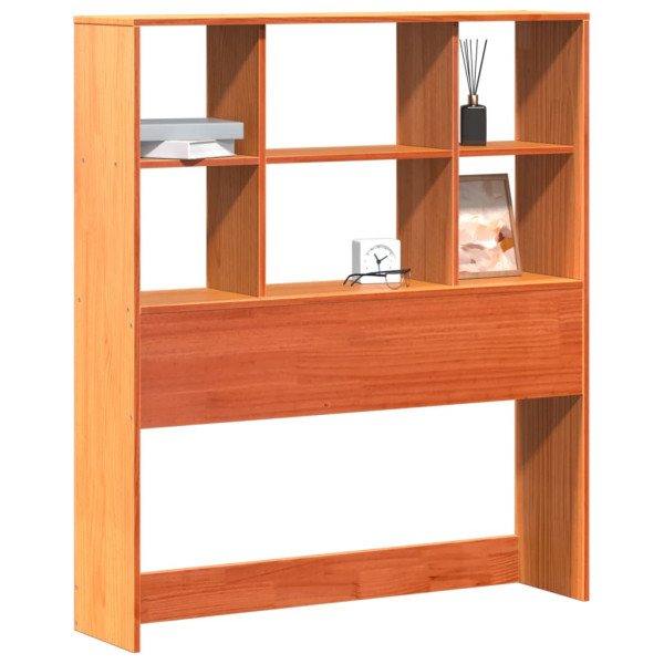 Wezgłowie Brąz 100 cm Drewno vidaXL 515356