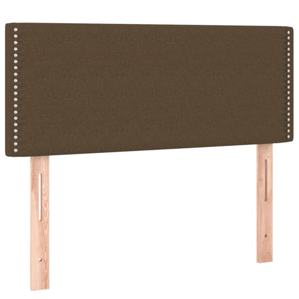 Wezgłowie Brąz 100 cm Tkanina Niski vidaXL 138370