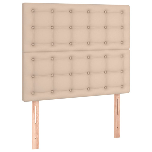 Wezgłowie Brąz 100 x 5 x 118/128 cm Sztuczna skóra vidaXL 520940