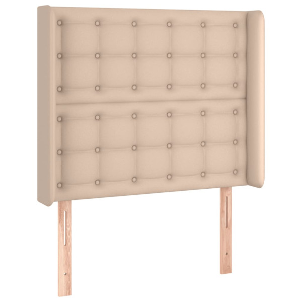 Wezgłowie Brąz 103 x 16 x 118/128 cm Sztuczna skóra vidaXL 520907