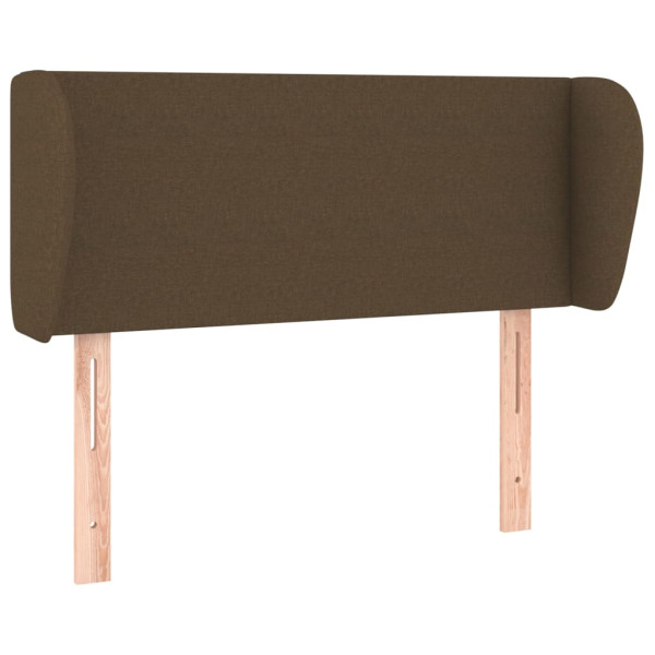 Wezgłowie Brąz 103 x 23 x 78/88 cm Tkanina vidaXL 379996
