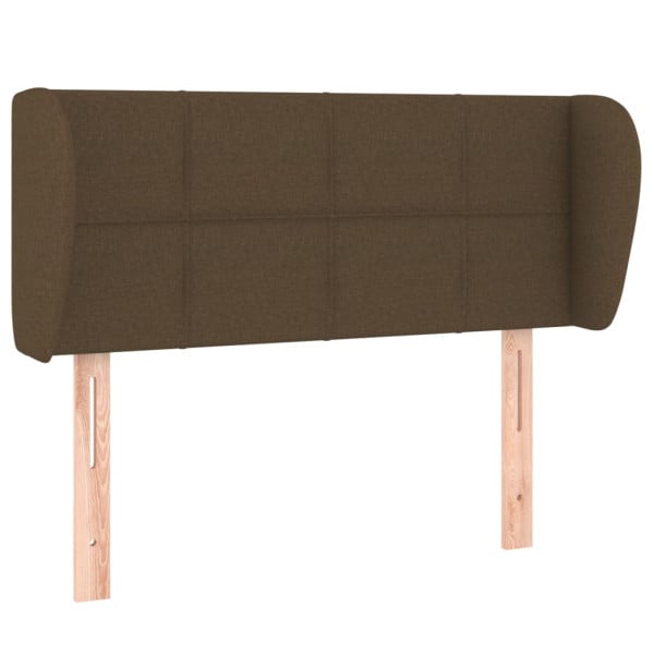 Wezgłowie Brąz 103 x 23 x 78/88 cm Tkanina vidaXL 521372