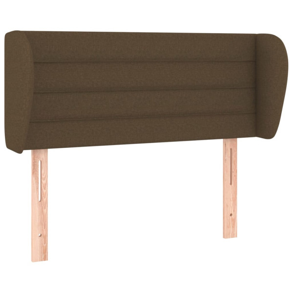 Wezgłowie Brąz 103 x 23 x 78/88 cm Tkanina vidaXL 521389