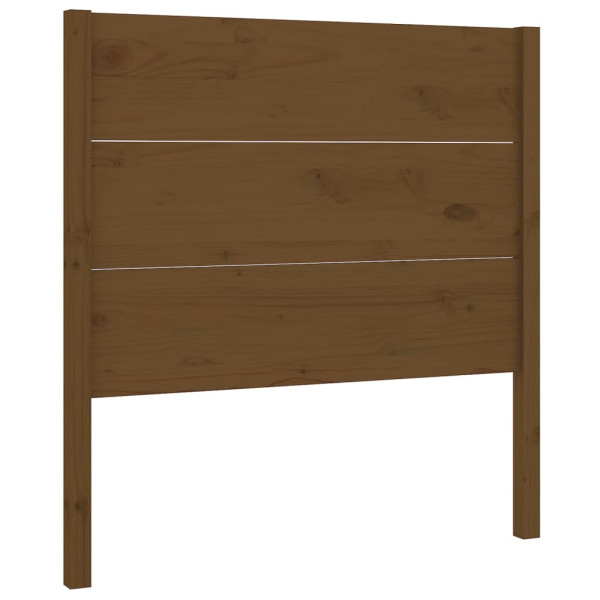 Wezgłowie Brąz 106 x 100 cm Drewno sosnowe vidaXL 497558