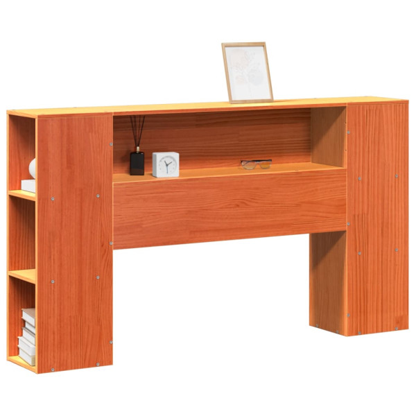 Wezgłowie Brąz 140 cm Drewno vidaXL 514070